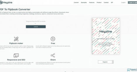 Heyzine : une application gratuite pour convertir les fichers PDF en flipbooks | gpmt | Scoop.it