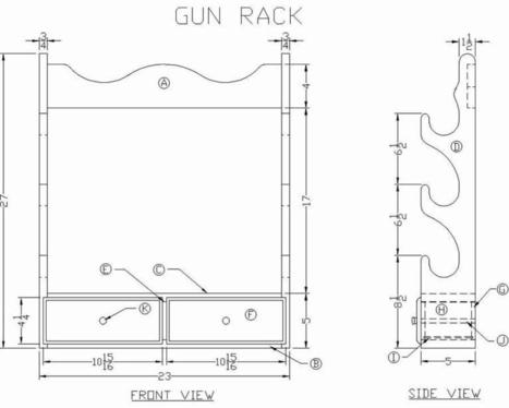 Diy Gun Cabinet Plans Plans Homemade Wood Desk