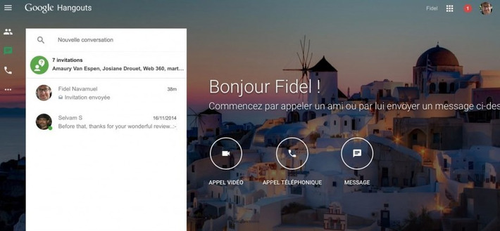 Un site à part entière pour Google Hangouts - Les Outils Google | TIC, TICE et IA mais... en français | Scoop.it