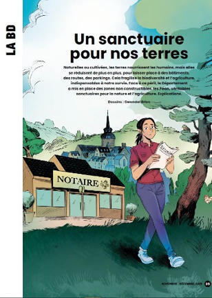 La BD du D&eacute;partement : prot&eacute;ger les terres - Loire-Atlantique | Pour innover en agriculture | Scoop.it
