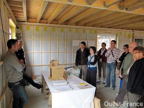 Maison bioclimatique : chantier exemplaire à la Charpenterie | ouest-france.fr | Build Green, pour un habitat écologique | Scoop.it