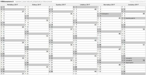 Vuoden 2017 kalenteri, toisella vuosipuoliskolla | 1Uutiset - Lukemisen tähden | Scoop.it