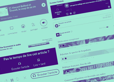 Articles audio: pourquoi certains préfèrent écouter la presse écrite | DocPresseESJ | Scoop.it