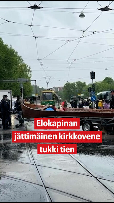 Elokapina iski Helsinkiin kirkkoveneellä | 1Uutiset - Lukemisen tähden | Scoop.it