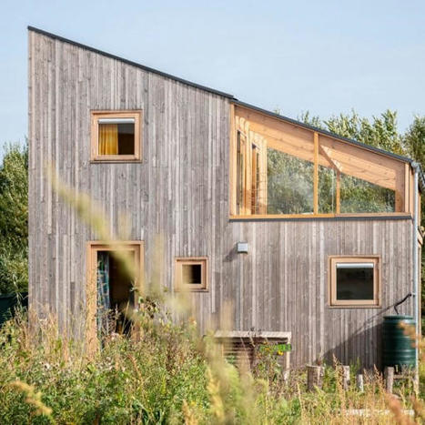 La structure en bois définit la maison Sprout Ruben & Marjolein par Woonpioniers | Architecture, maisons bois & bioclimatiques | Scoop.it