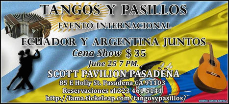 Pasadena: Tangos y Pasillos | Mundo Tanguero | Scoop.it