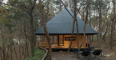 [Inspiration] Une cabane en bois aux formes pyramidales et dimensions minimalistes | Build Green, pour un habitat écologique | Scoop.it