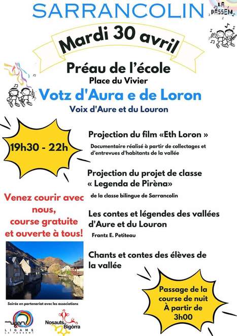 Sarrancolin : animations autour de la langue gasconne à l'occasion du passage de la Passem  | Vallées d'Aure & Louron - Pyrénées | Scoop.it