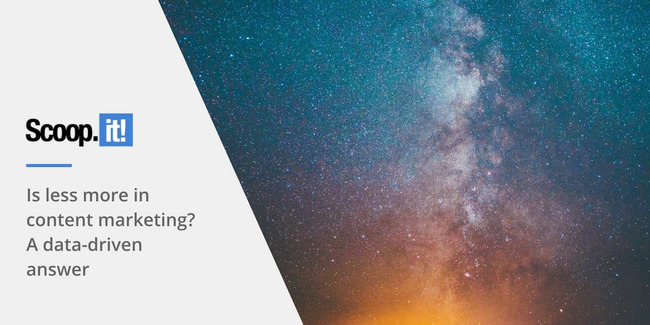Is less more in content marketing? A data-driven answer | Redacción de contenidos, artículos seleccionados por Eva Sanagustin | Scoop.it
