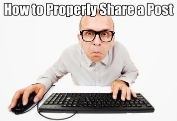 How NOT to Share A Post On Google Plus | Social Media Engagement | Scoop.it