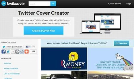 Twitcover, descarga cientos de portadas para Twitter o créalas tu mismo | Utilización de Twitter la Educación | Scoop.it