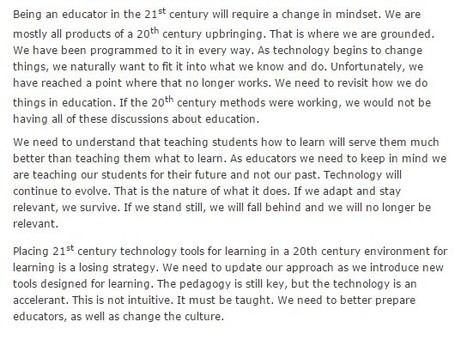 Stop 20th Century Thinking | 21st Century Learning and Teaching | Scoop.it