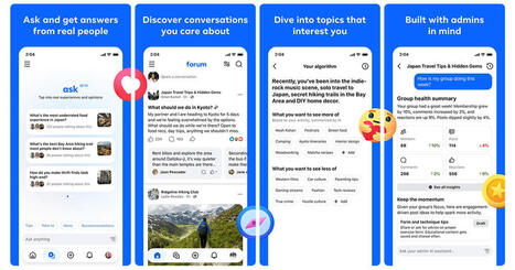 Meta lance Forum, une application d&eacute;di&eacute;e aux groupes Facebook | R&eacute;seaux sociaux | Scoop.it