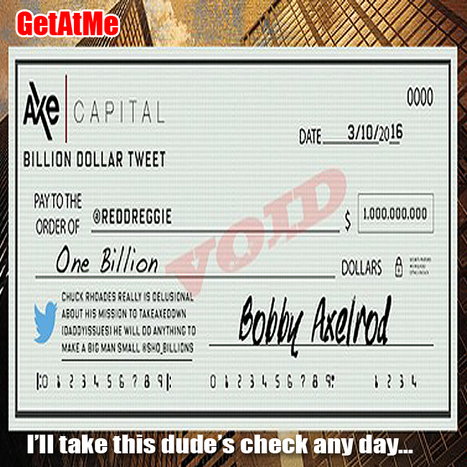GetAtMe "I'll take a check from Bobby Axelrod any day.  That's that dude..." #Sho_Billions | GetAtMe | Scoop.it