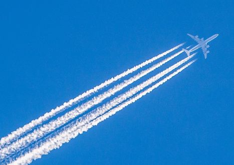 Estelas de condensación de aviones favorecen el calentamiento global | Ciencia-Física | Scoop.it