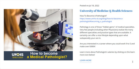 What You Should Know About Becoming a Pathologist - A Short Post From Our GBP in Portland, ME | Medical School | Scoop.it