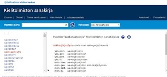 Kielitoimiston sanakirja' in 1Uutiset - Suomi ja maailma 