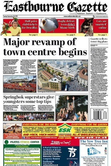 Eastbourne Gazette hits the streets as new-look broadsheet | DocPresse ESJ Lille | Scoop.it