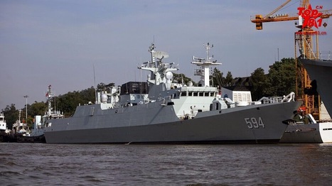 Mise en service dans la Marine chinoise de la 1ère corvette Type 056 en version ASM | Newsletter navale | Scoop.it