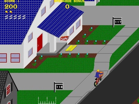 Paperboy : released 1984 | Old School Gaming | Scoop.it