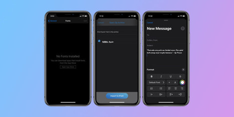 iOS 13: How to use custom fonts on iPhone and iPad - 9to5mac | Android and iPad apps for language teachers | Scoop.it