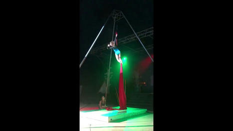 Spectacle de tissu - Kamarina (Sicile, octobre 2021) | Numéros de cirque | Scoop.it