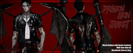 Dragon Skin Jacket November 2022 Group Gift by Dark Agony | Teleport Hub - Second Life Freebies | Second Life Freebies | Scoop.it