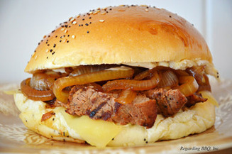 Tri Tip and Carmelized Onion Sandwiches with Mustard Aioli | Backyard Barbecues, Cookouts, tailgating ideas | Scoop.it