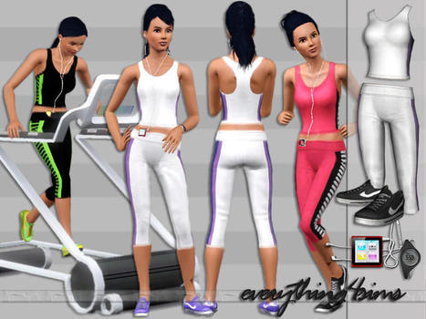 everything4sims: Adeline's Sportswear Clothing *Set* | Les Sims | Scoop.it