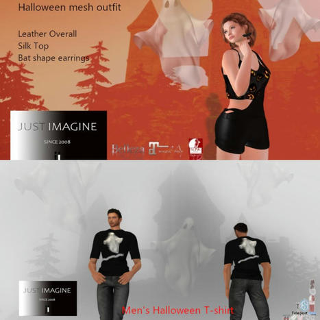 Buuuhhh Halloween Overall & Men T-Shirt October 2021 Group Gift by Just Imagine | Teleport Hub - Second Life Freebies | Second Life Freebies | Scoop.it