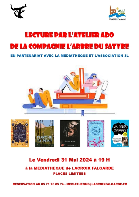 Vendredi 31 mai Lectures par les adolescents du cours de théâtre de l'Arbre du Satyre | Lacroix-Falgarde | Scoop.it