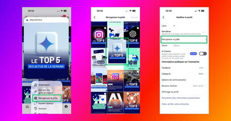 Instagram&nbsp;: la r&eacute;organisation de grille est enfin disponible pour tous | R&eacute;seaux sociaux | Scoop.it