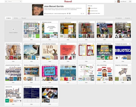 Bibliotecas Escolares en Red - Albacete: Biblioteca escolar digital: Uso de Pinterest como herramienta cooperativa | Bibliotecas escolares de Albacete | Scoop.it