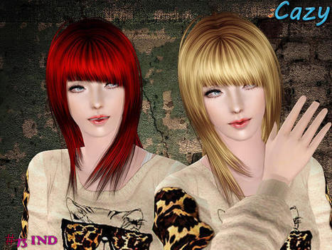 Cazy's IND Hair - Adult *free* << TSR | Les Sims | Scoop.it