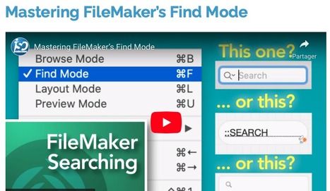 Mastering FileMaker’s Find Mode - ISO FileMaker Magazine | Learning Claris FileMaker | Scoop.it