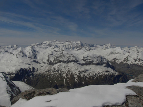 Vue sur le massif du Perdido depuis le Soum des Tours le 27 avril 2016 - Simon d'Etache | Vallées d'Aure & Louron - Pyrénées | Scoop.it