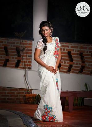 Kerala Baptism Sarees