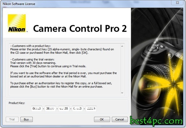 camera control pro 2 serial number key