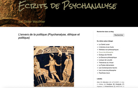 Ecrits de Psychanalyse | Didier Moulinier | Scoop.it