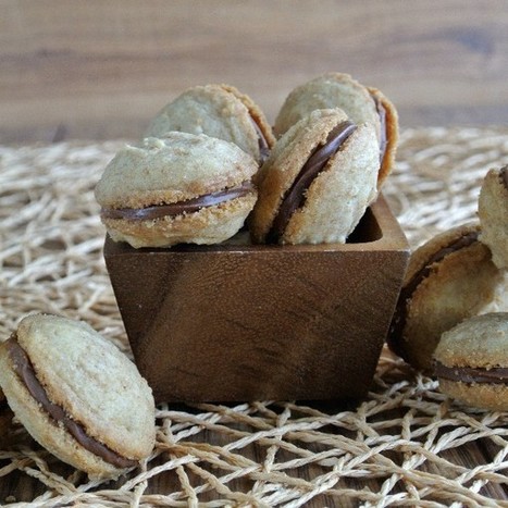 Shortbread Chocolate Sandwich Cookies - Vegan in the Freezer | The Chic Chocolate Curator | Scoop.it