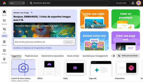 Produire et publier des contenus originaux en équipe d’apprenants avec Adobe Express K12 | ASTUTICE EN FLE | Scoop.it