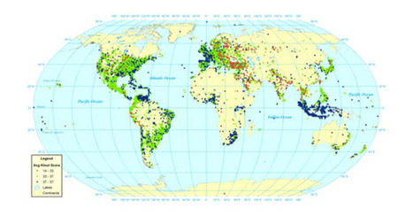 Mapping the global Twitter heartbeat: The geography of Twitter | Leetaru | First Monday | Information Technology & Social Media News | Scoop.it