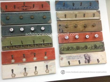 Jewelry Hangers from Pallet Wood / Colgadores Hechos Con Madera De Pallet | 1001 Pallets ideas ! | Scoop.it