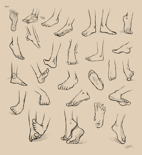 Feet Reference | Drawing References and Resources | Scoop.it