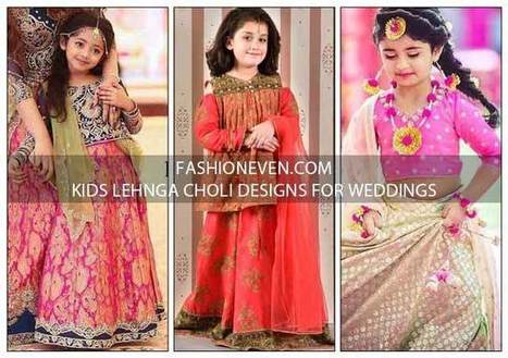 children's lehenga blouse designs