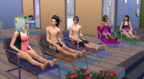 Functional Lounge Chair Sims 4 << Esmeralda (Mod The Sims) | Les Sims | Scoop.it