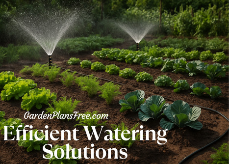 Efficient Watering Solutions for Beginner Gardeners | Garden Plans | Scoop.it