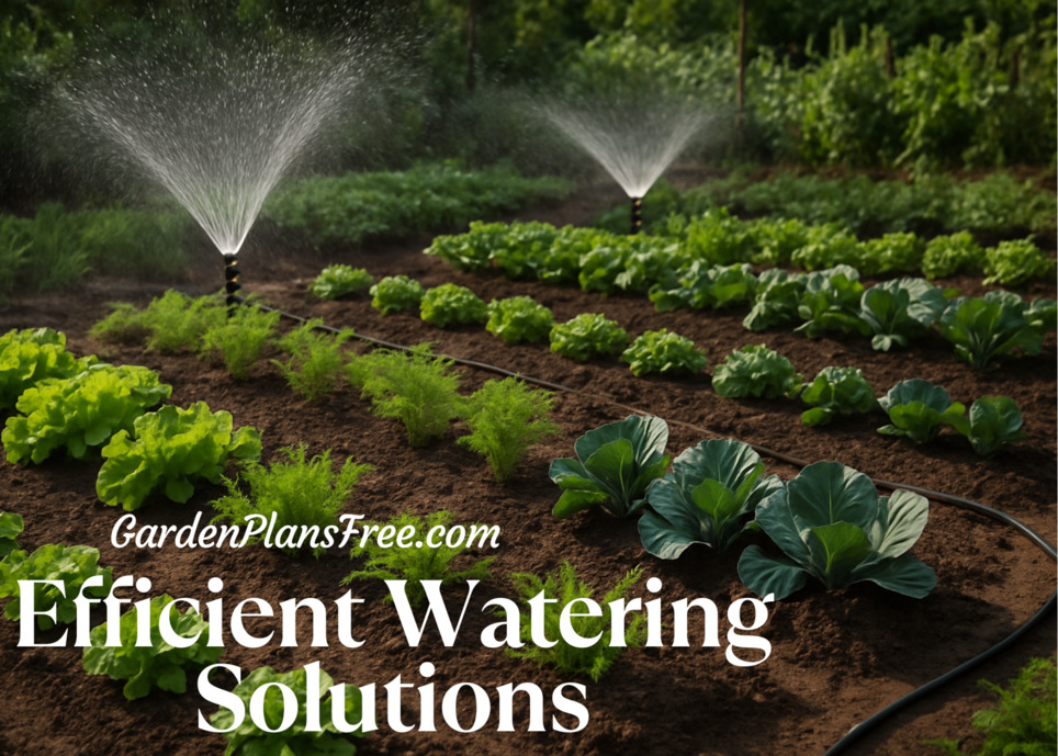 Efficient Watering Solutions for Beginner Gardeners | Garden Plans | Scoop.it