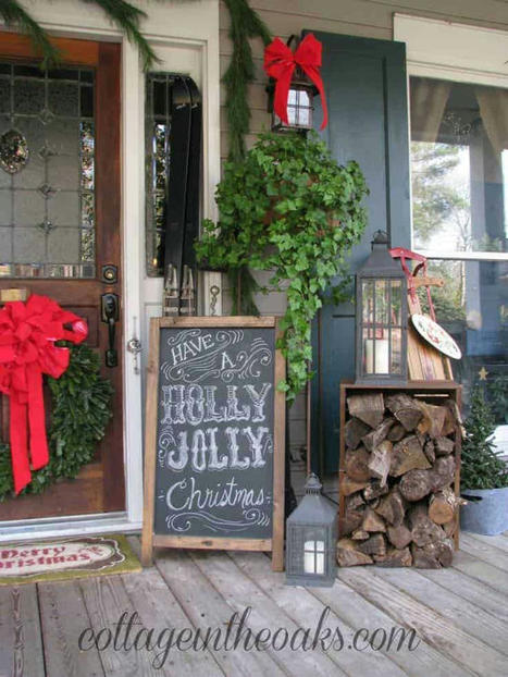 10 Christmas Porch Decor Ideas and Inspiration | 1001 Gardens ideas ! | Scoop.it
