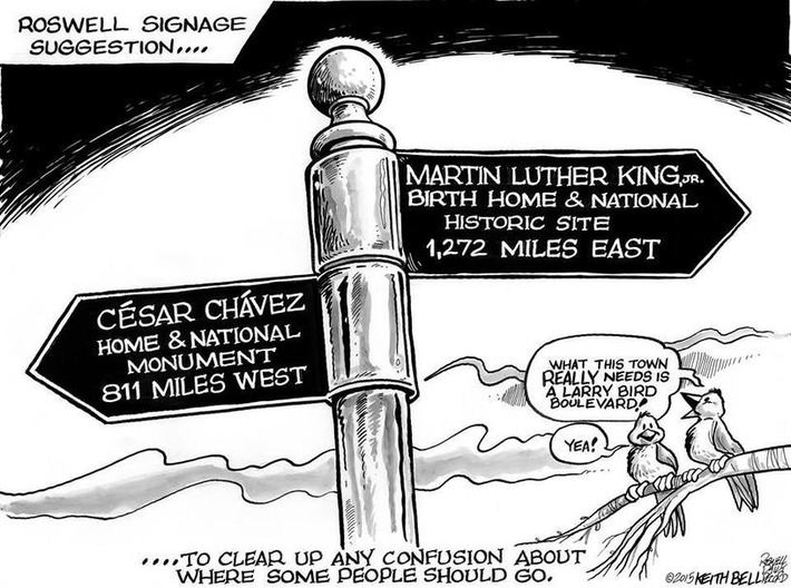 Racist Newspaper Cartoon Appears To Tell Black People And Latinos To Leave The State | Colorful Prism Of Racism | Scoop.it